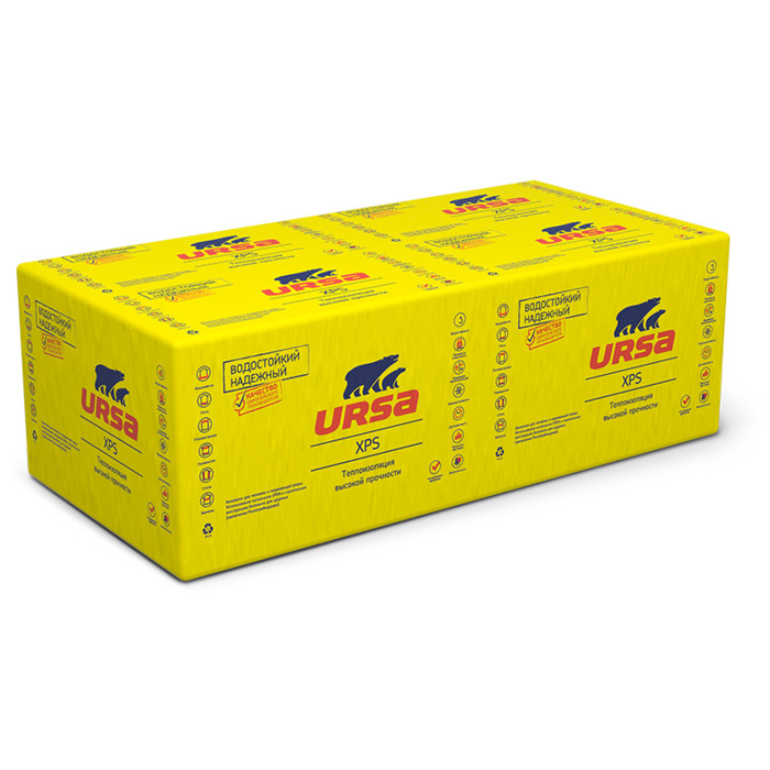 Утеплитель Урса XPS ПРОФ 500 60х600х2500